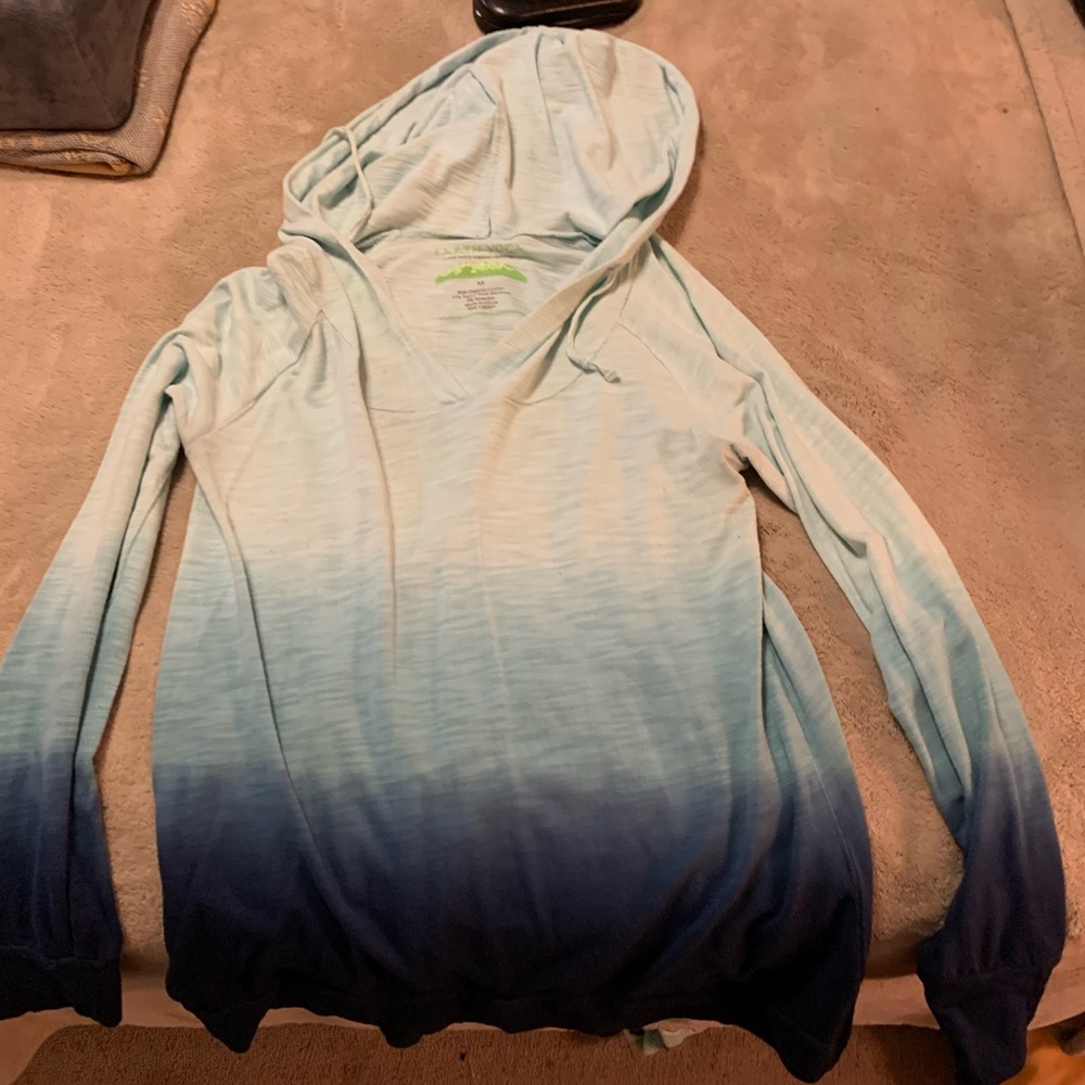 Dip-dye hoodie